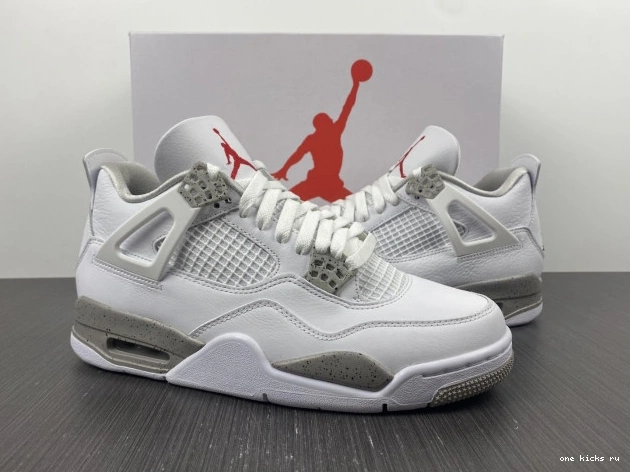 Chep Onekick (2021) Oreo CT8527-100 Retro Jordan 4 White 0604